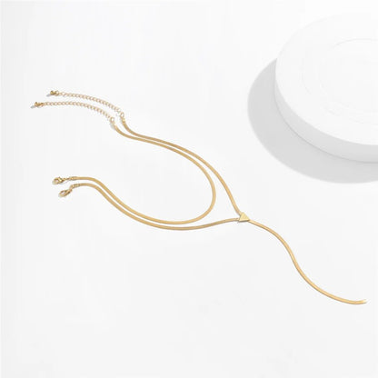 Melissa Vintage Pendant Long Snake Chain Necklace