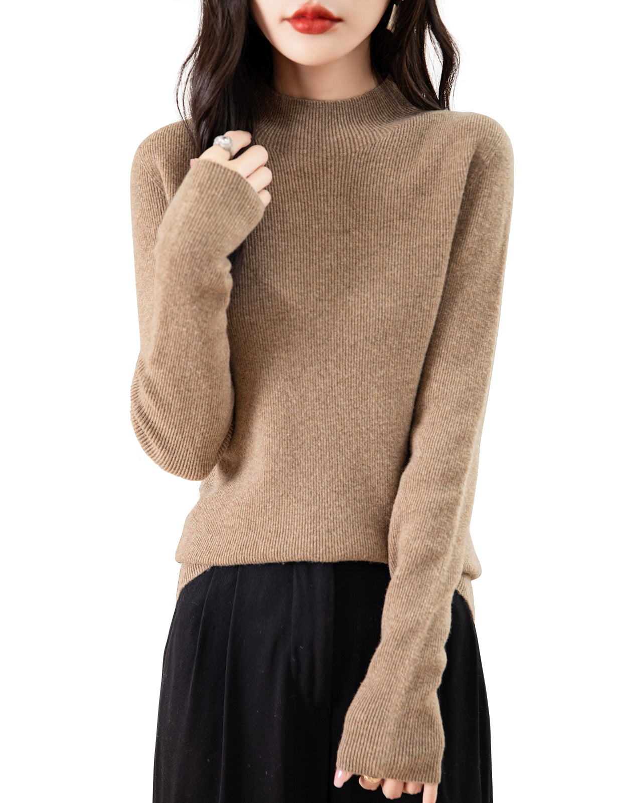 Ruby Woman Long Sleeve Knitted Sweater