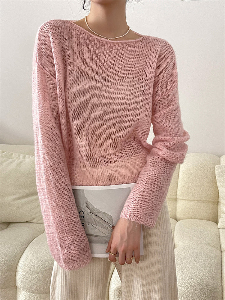 Leah Thin Knitted Woman Sweater