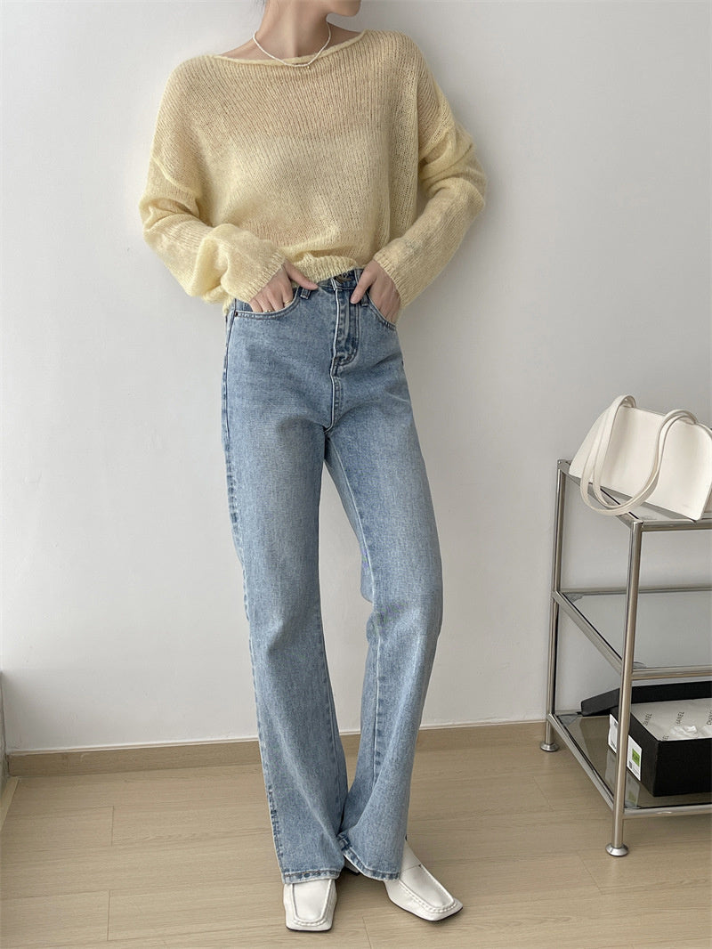 Leah Thin Knitted Woman Sweater