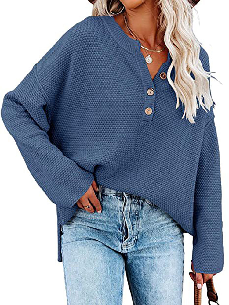 Veronica Vintage Long Sleeve Women Sweater