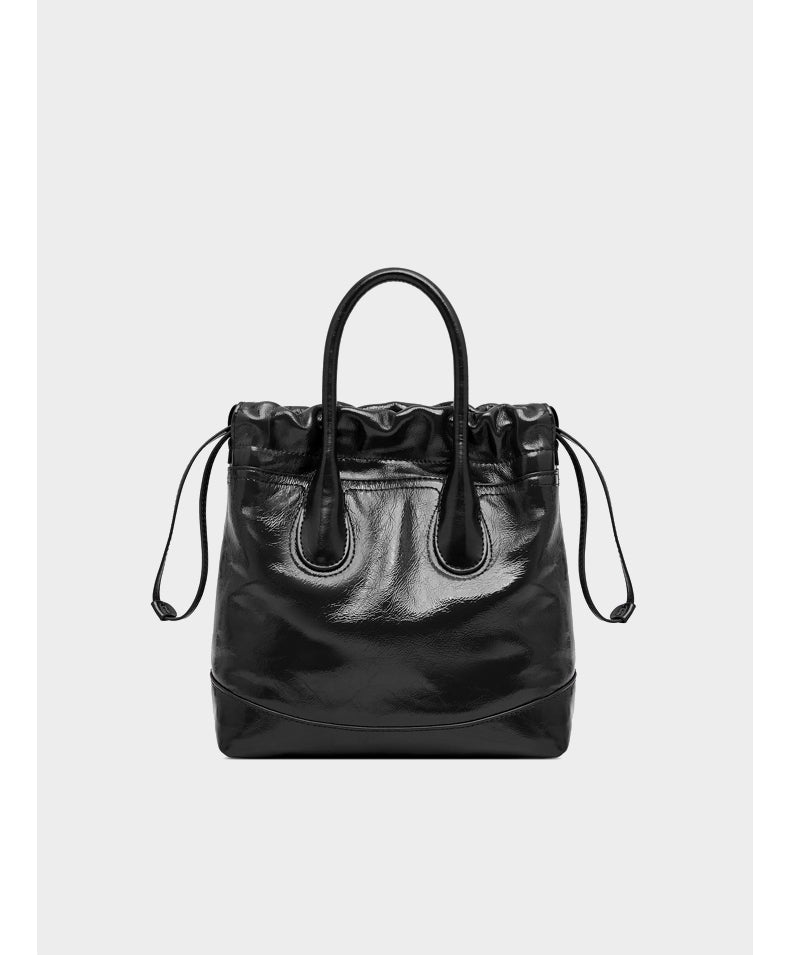 Margaret Genuine Leather Hobo Small Tote Handbag