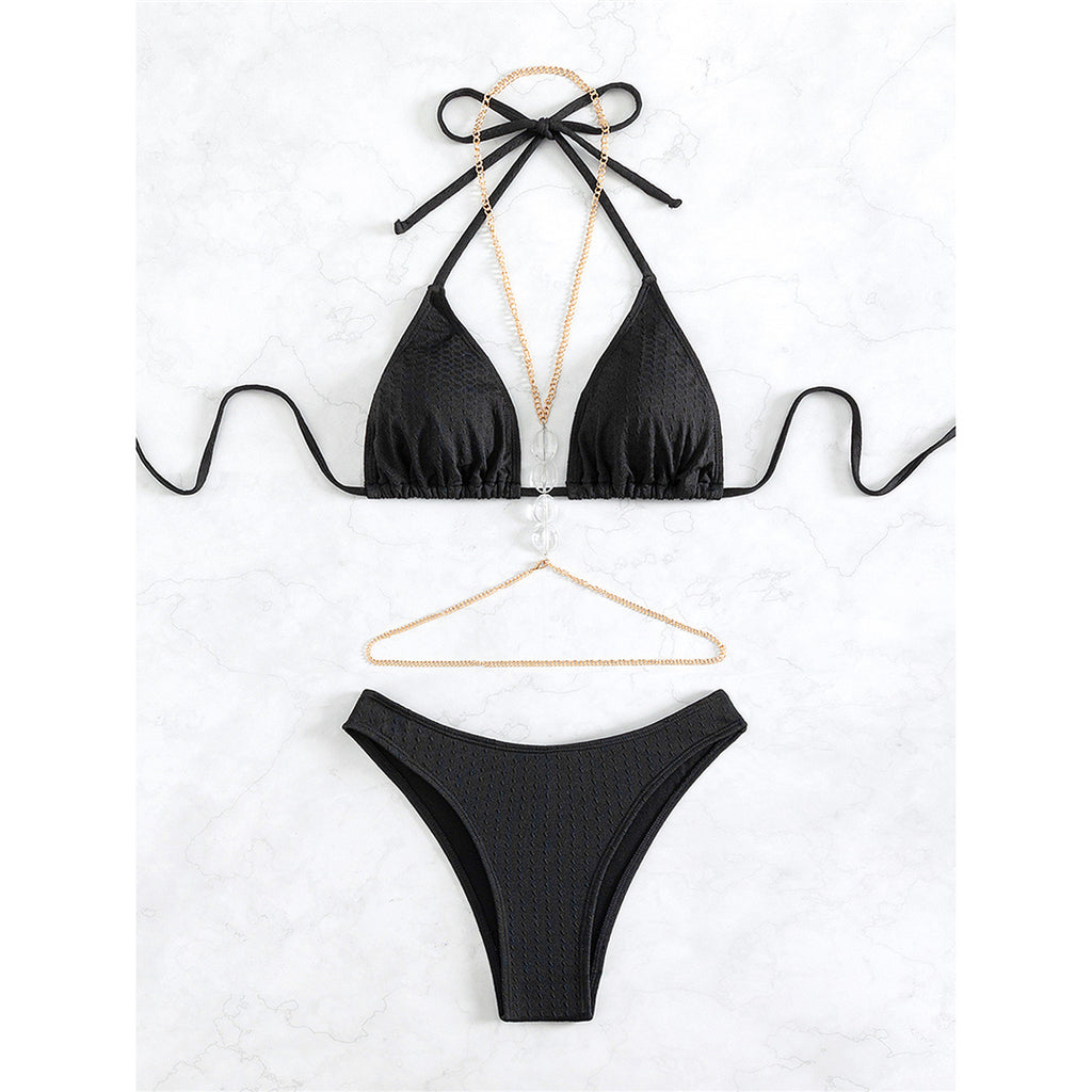 Vanessa Halter Brazilian With Metal Chain Bikini