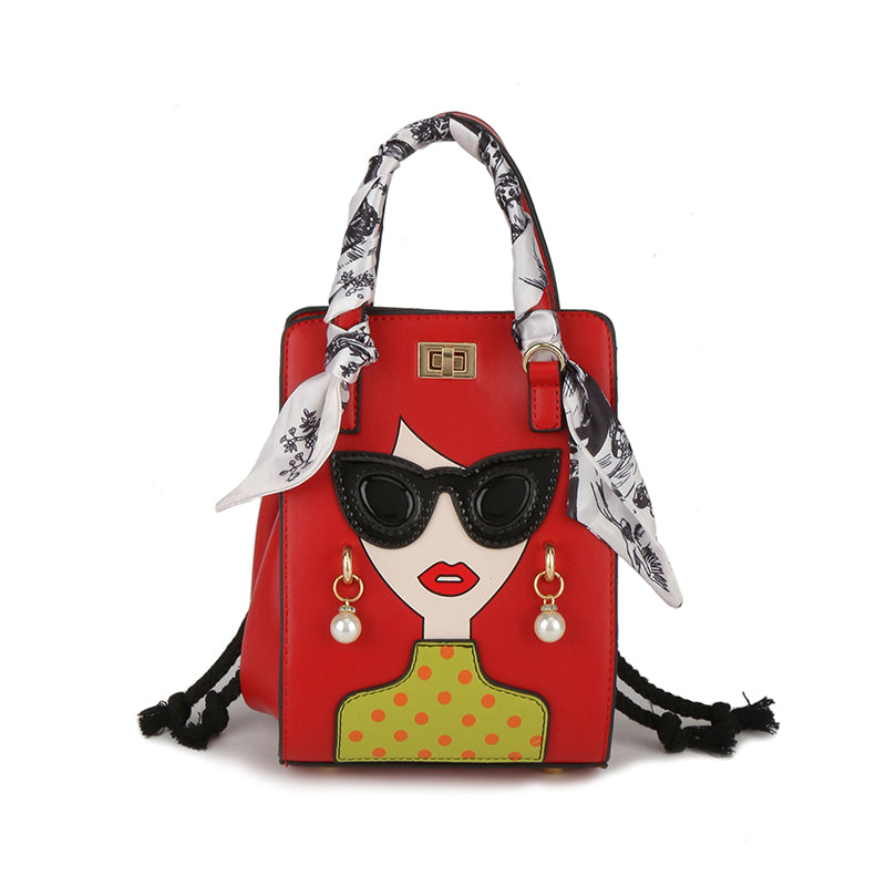 Lucy Woman Glasses Handbag