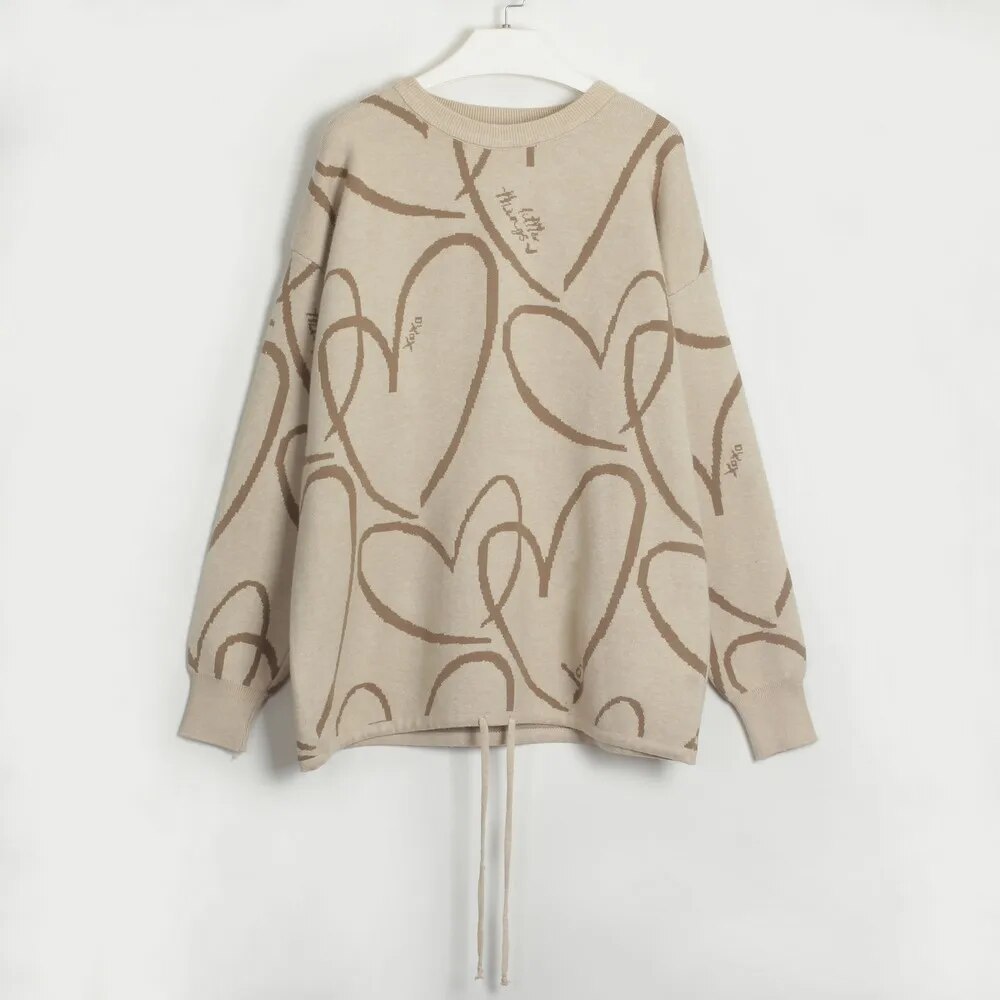 Regina Full Sleeve Casual Lace Up Women Sweater