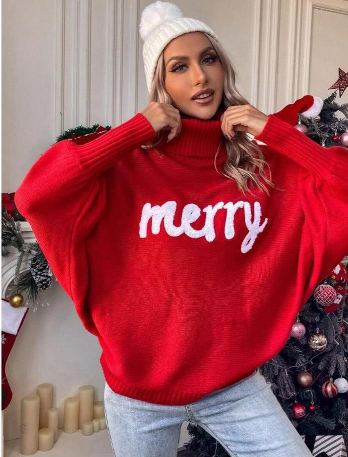 Bertha Christmas Loose Women Sweater