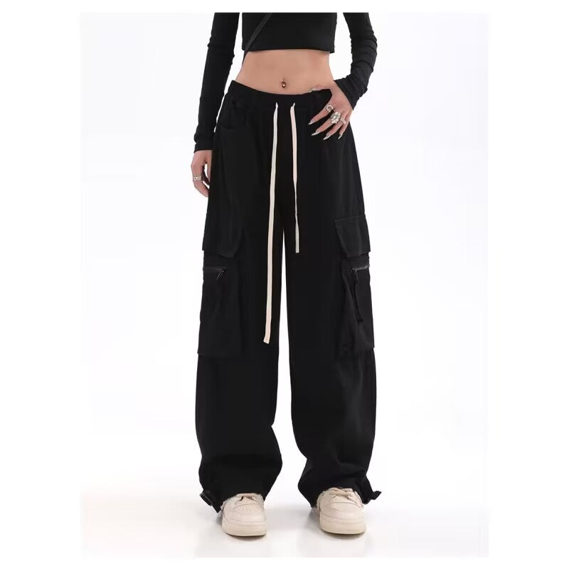 Leah Casual Wide Leg Cargo Pants