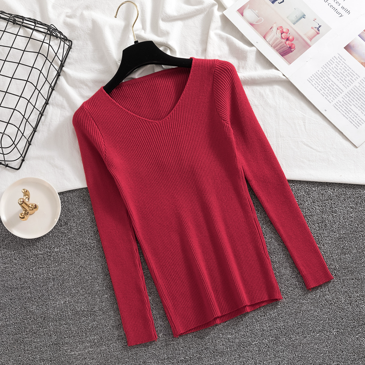 Jade V Neck Women Sweater