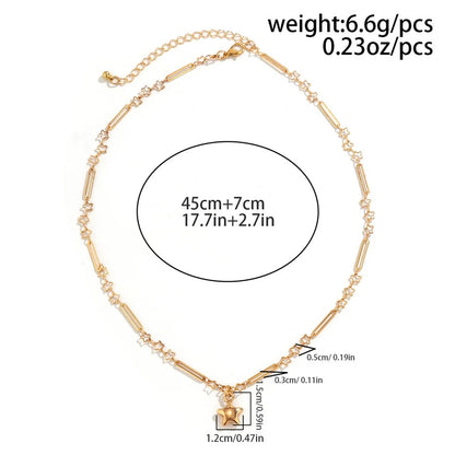 Aria Vintage Simple Love Star Pendant Choker Necklace