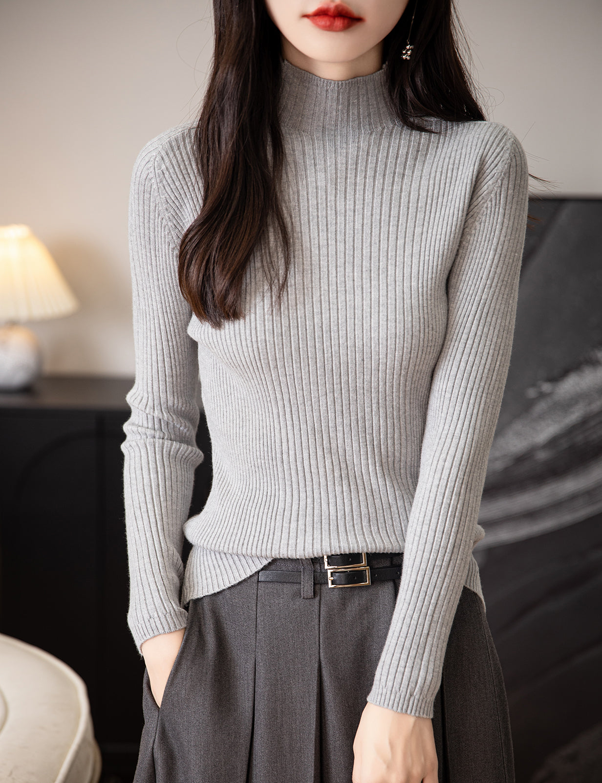 Holly Turtleneck Woman Sweater