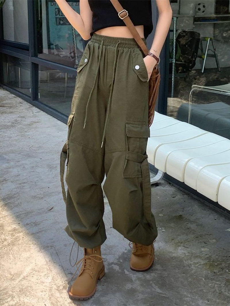 Erika Women High Waist Streetwear Cargo Pants