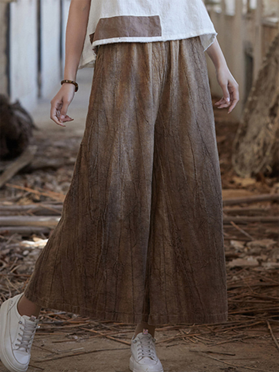 Ruby Cotton Linen Baggy Cargo Pants