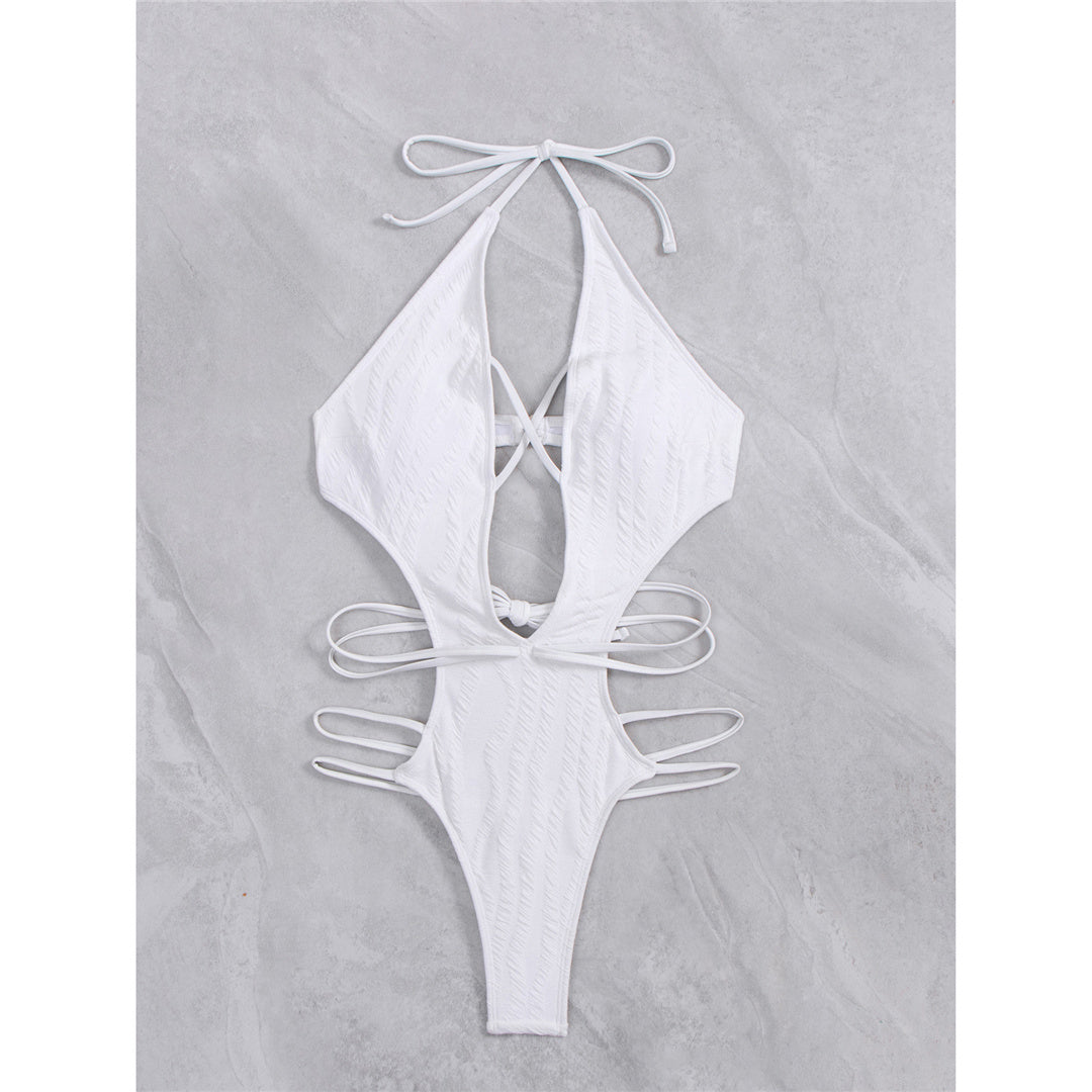 Dorothy Deep V Extreme Micro Thong One Piece Swimsuit