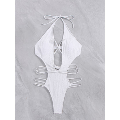 Dorothy Deep V Extreme Micro Thong One Piece Swimsuit