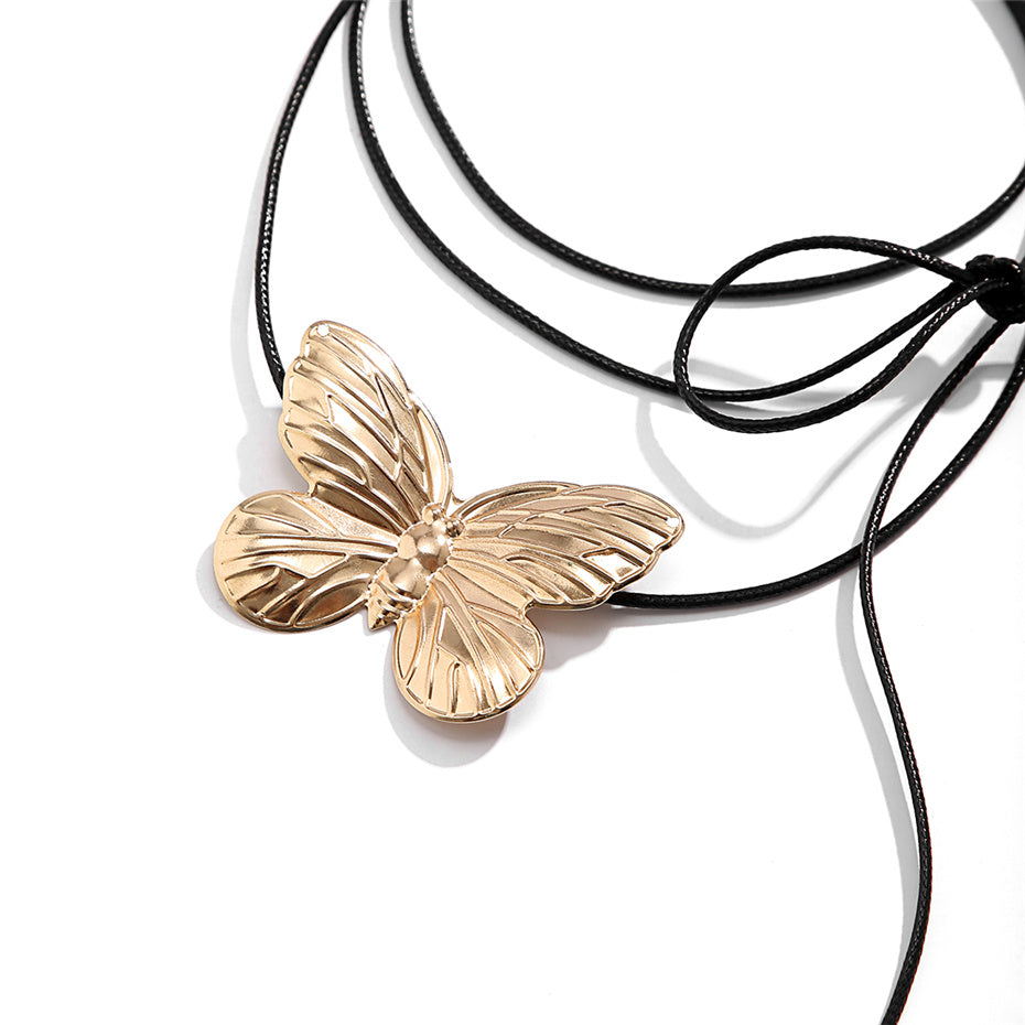 Eliza Big Butterfly Necklace