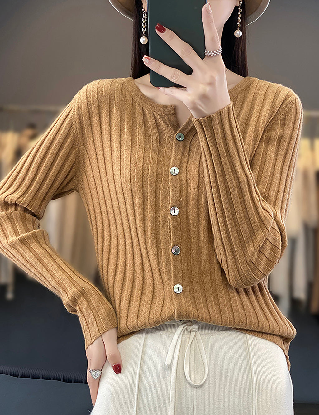 Sally Woman O Neck Sweater