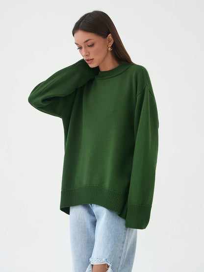 Tina O Neck Oversized Casual Women Sweater