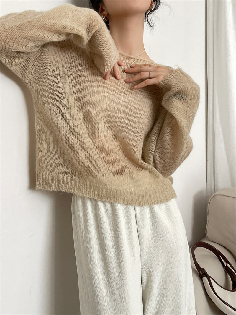 Leah Thin Knitted Woman Sweater