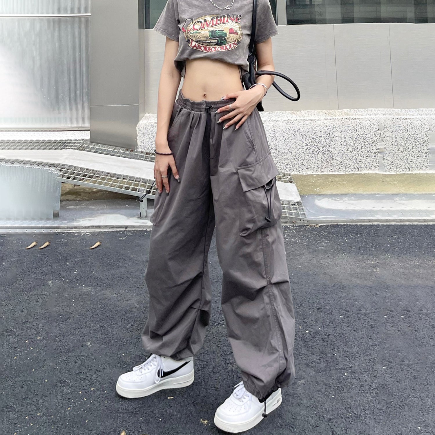 Nancy Wide Leg Baggy Cargo Pants