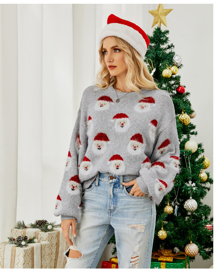 Erin New Year Christmas Loose Women Sweater