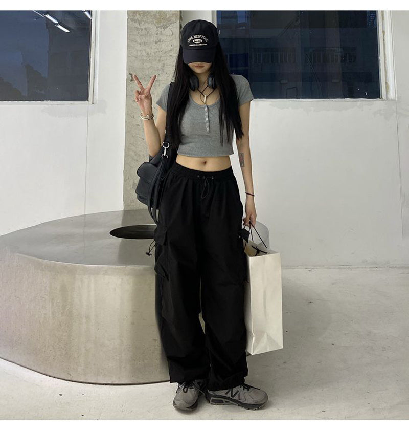 Jenna Streetwear Hip Hop Cargo Pants