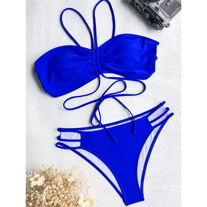 Jenny Sexy Strappy High Leg Cut Bikini