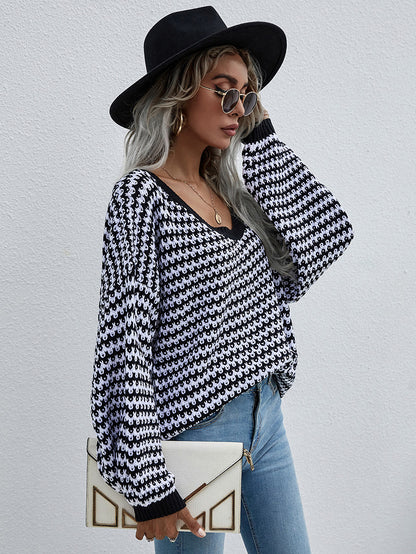 Sylvia Lantern Sleeve Oversized Women Sweater