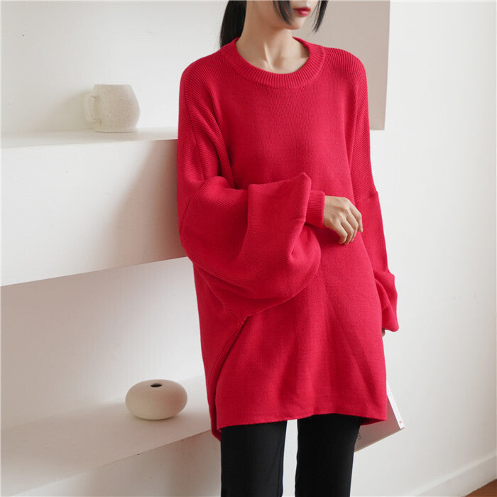 Margaret Long Sleeve Knit Woman Sweater