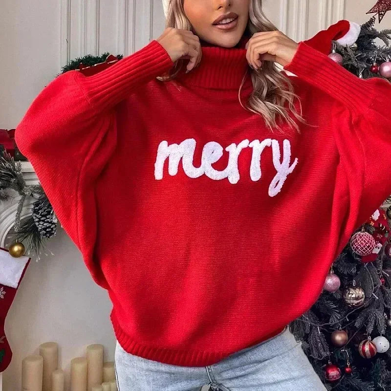 Bertha Christmas Loose Women Sweater