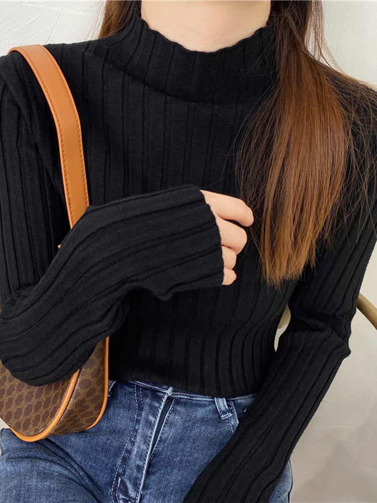 Sophie Turtleneck Long Sleeve Woman Sweater