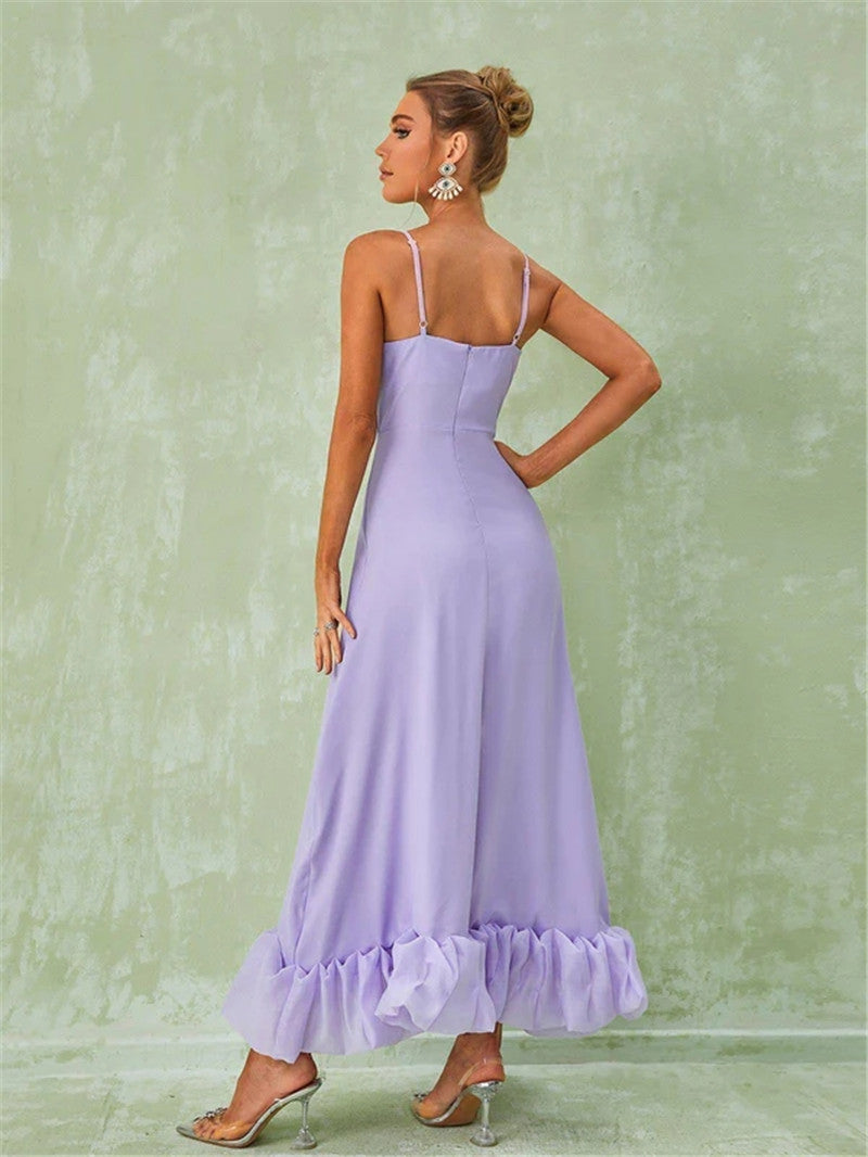 Сlara Flower Hem Sexy Midi Dress