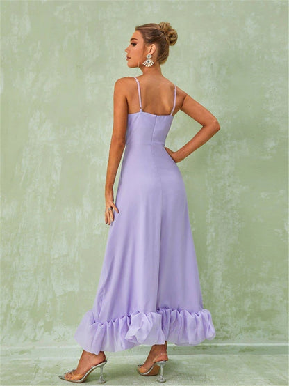 Сlara Flower Hem Sexy Midi Dress