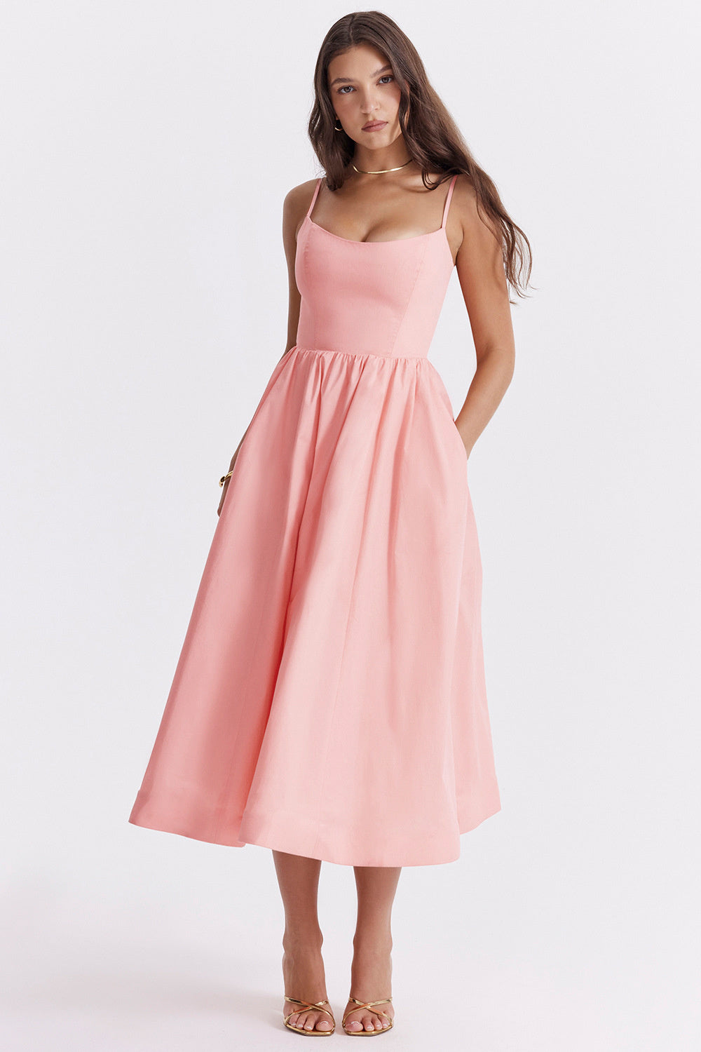 Joan A-line Loose Midi Dress