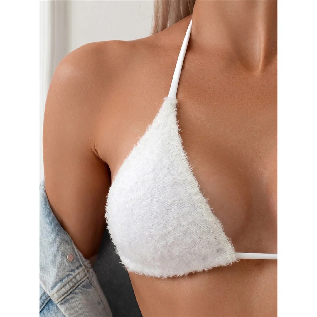 Nikki Sexy Halter High Leg Cut Strappy Bikini