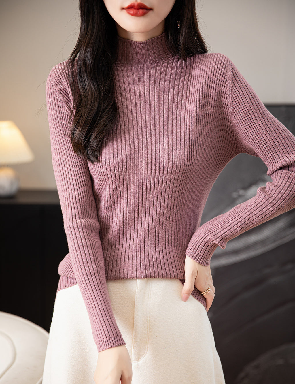 Holly Turtleneck Woman Sweater