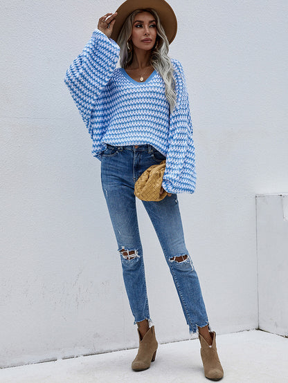 Sylvia Lantern Sleeve Oversized Women Sweater