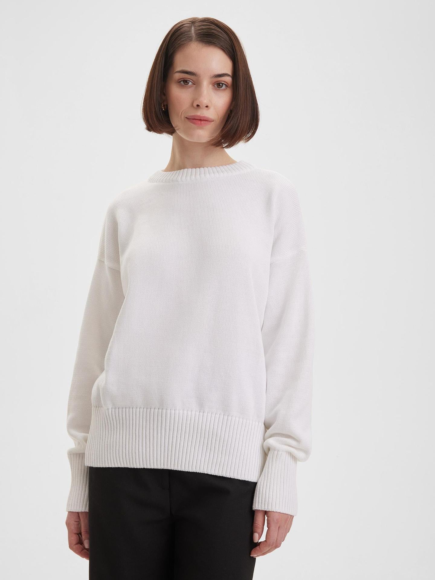 Audrey O Neck Oversized Casual Women Sweater