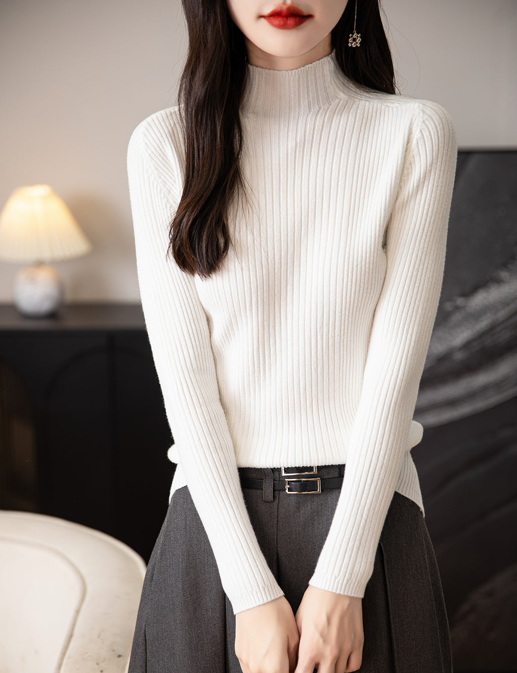 Holly Turtleneck Woman Sweater