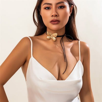 Eliza Big Butterfly Necklace