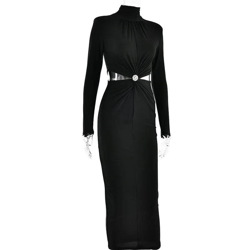 Joan Hollow Out Sexy Maxi Dress