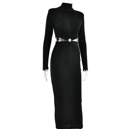 Joan Hollow Out Sexy Maxi Dress