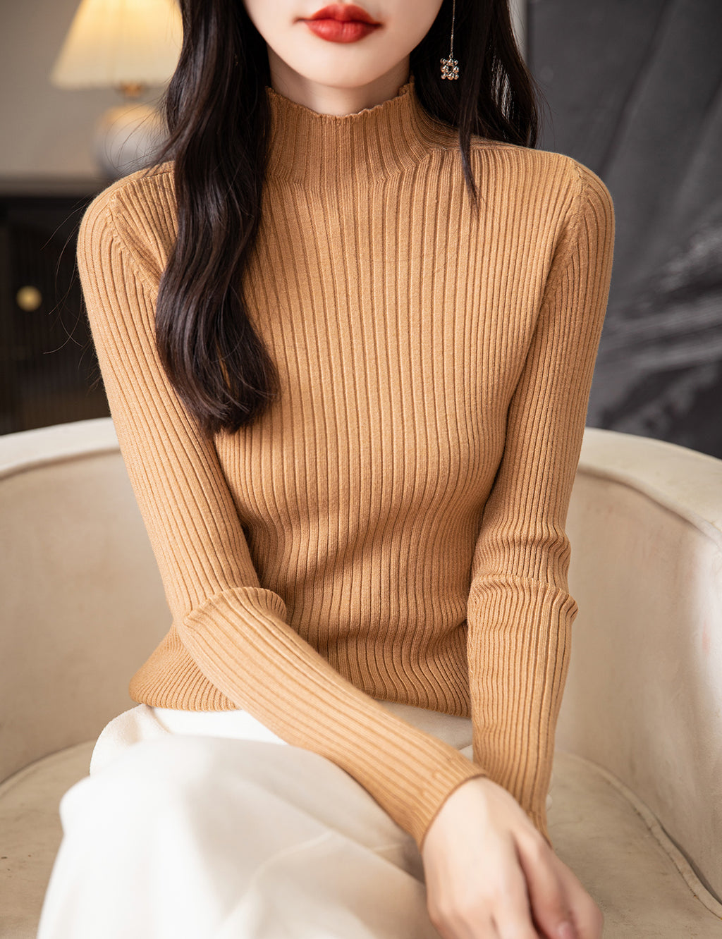 Holly Turtleneck Woman Sweater