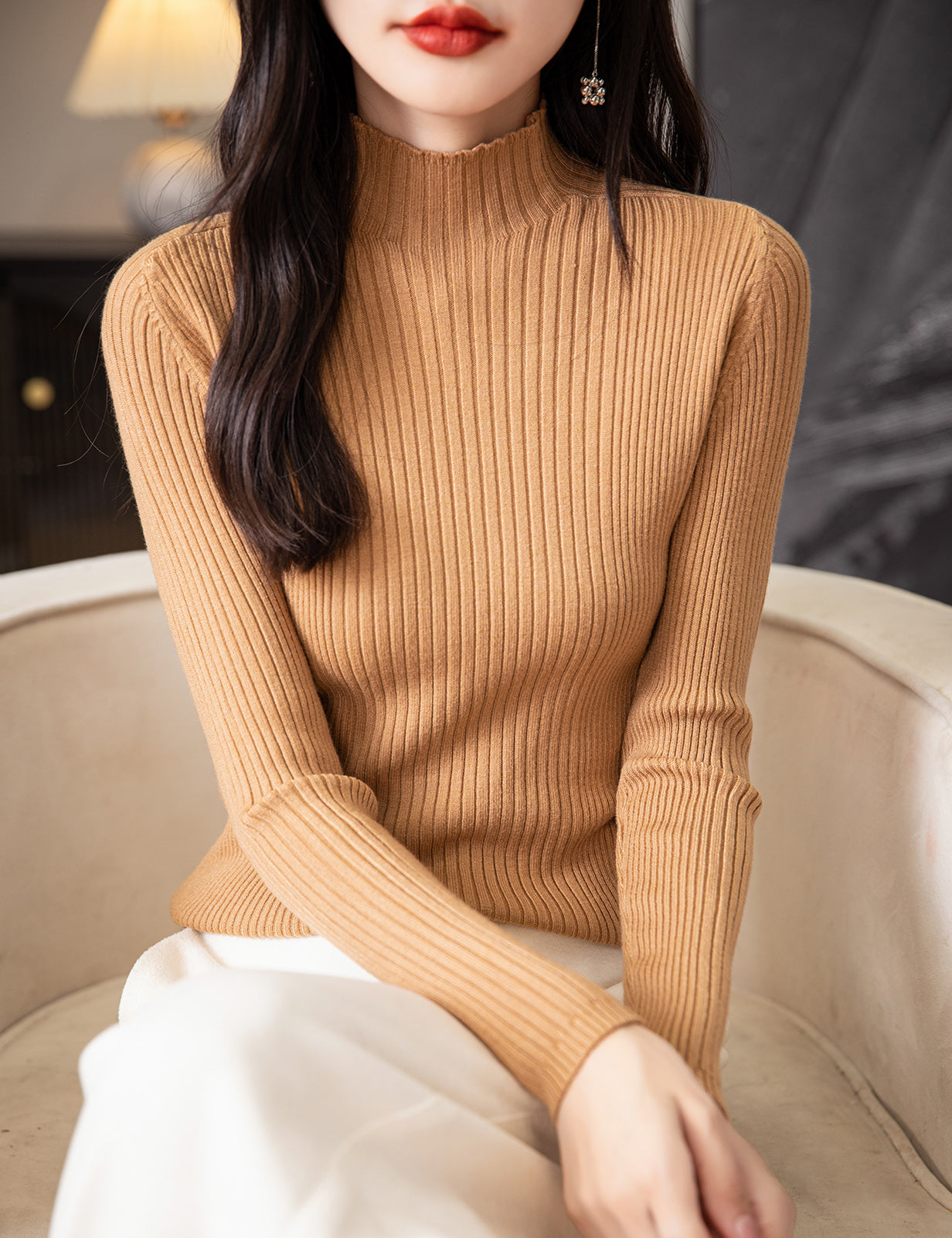 Holly Turtleneck Woman Sweater