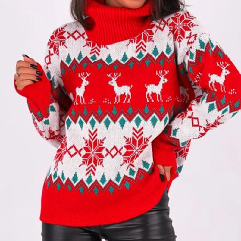 Stacy Full Sleeve Turtleneck Women Sweater