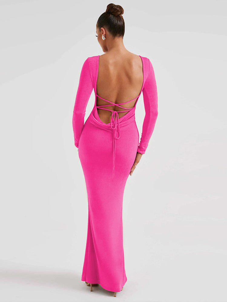 Gina Backless Maxi Dress