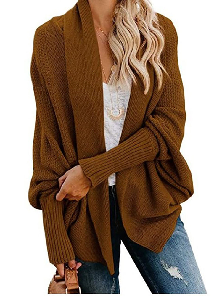 Maureen Oversized Patchwork Long Sleeve Women Sweater