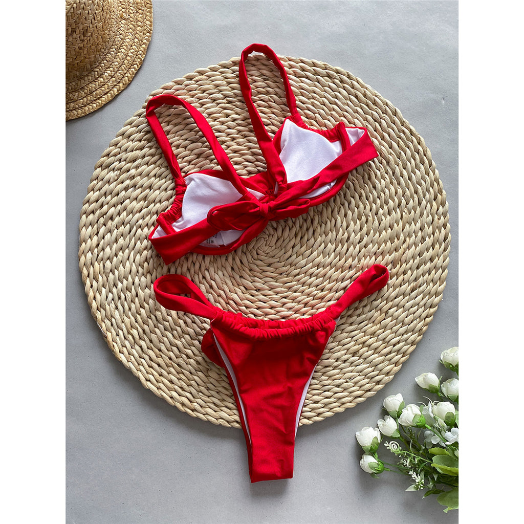Ruby 3D Flowers High Leg Cut Underwired Bikini