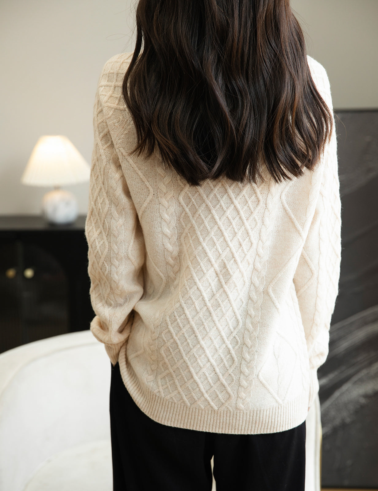 Lauren Woman Crew Neck Soft Long Sleeve Sweater