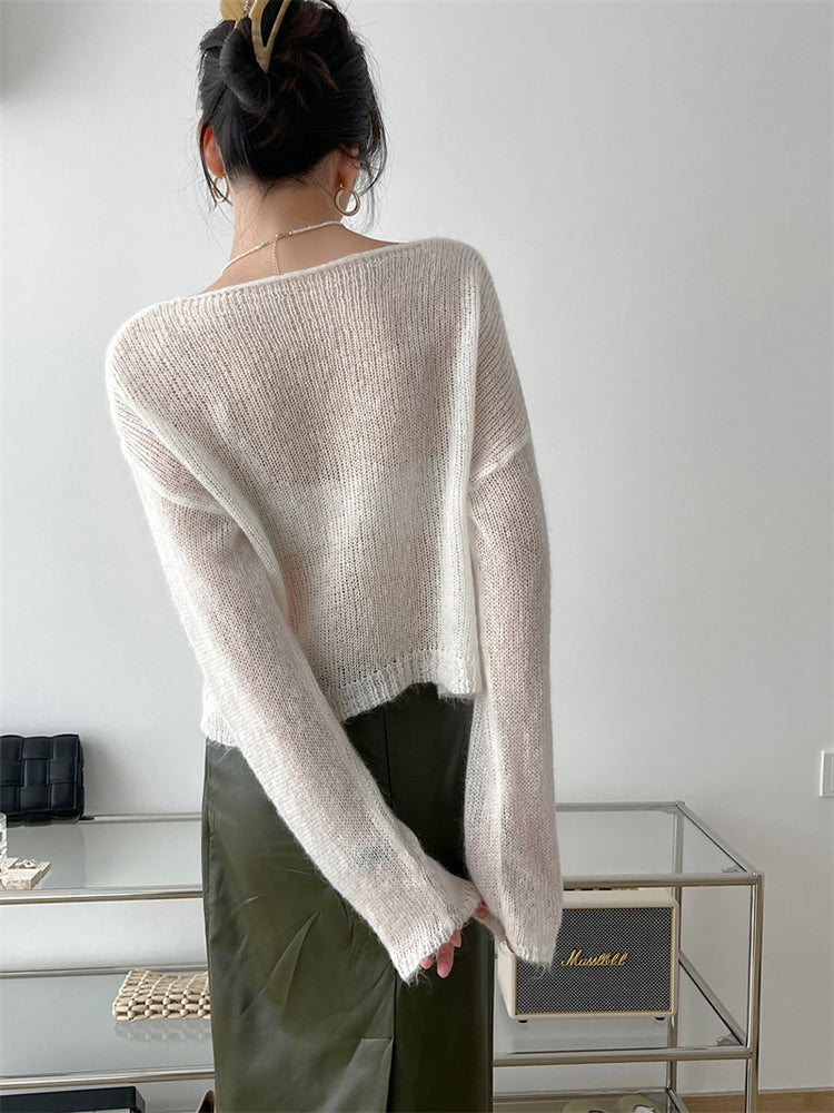 Leah Thin Knitted Woman Sweater