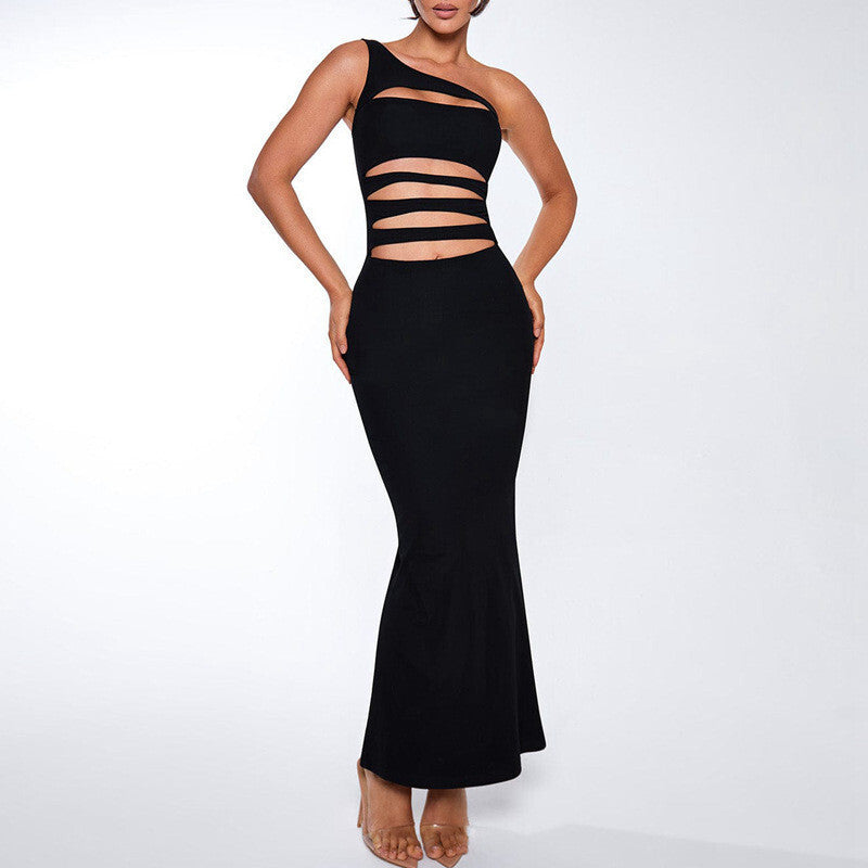 Sue Hollow Out Backless Sexy Maxi Dress